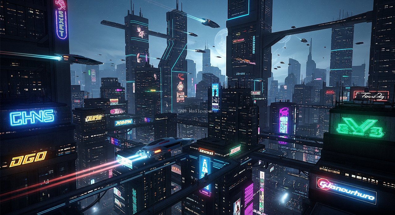 Preview of Neon Veins of the Future City