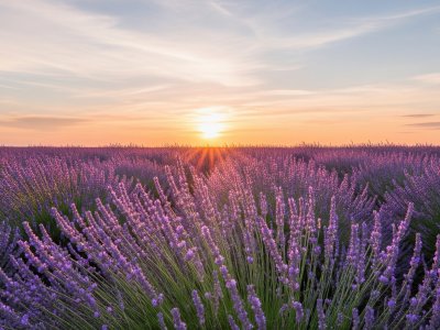 Lavender Dreams at Dusk