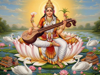 Grace of Goddess Saraswati