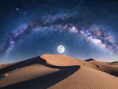 Celestial Desert Night