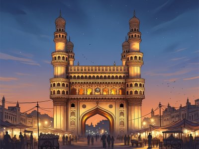 Charminar Twilight – Hyderabad