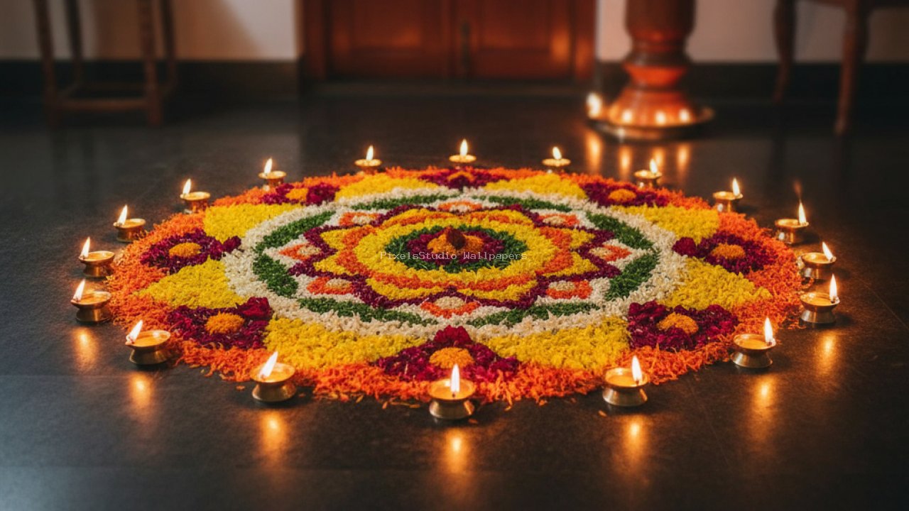 Preview of Onam Pookalam – Kerala