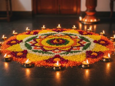 Onam Pookalam – Kerala