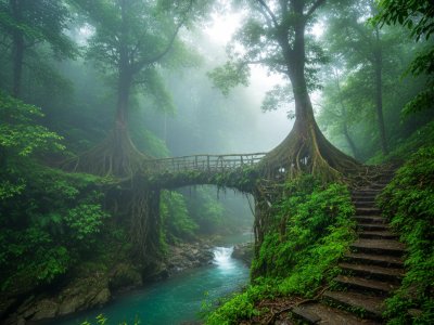 Meghalaya Living Roots Bridge