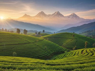 Tea Gardens – Darjeeling