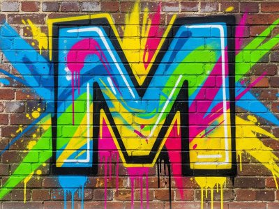 Graffiti Letter M
