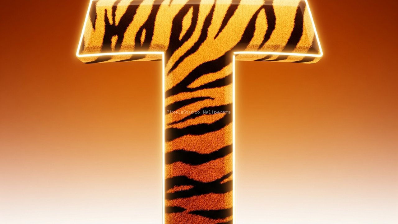 Preview of Tiger Letter T