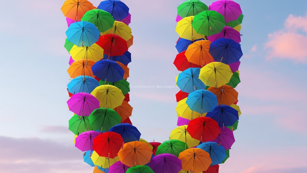 Preview of Umbrella Letter U