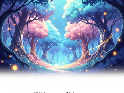 Whispers of Nature – Magical Anime Forest Wallpaper