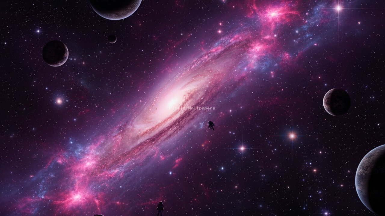 Preview of Cosmic Nebula with Astronauts